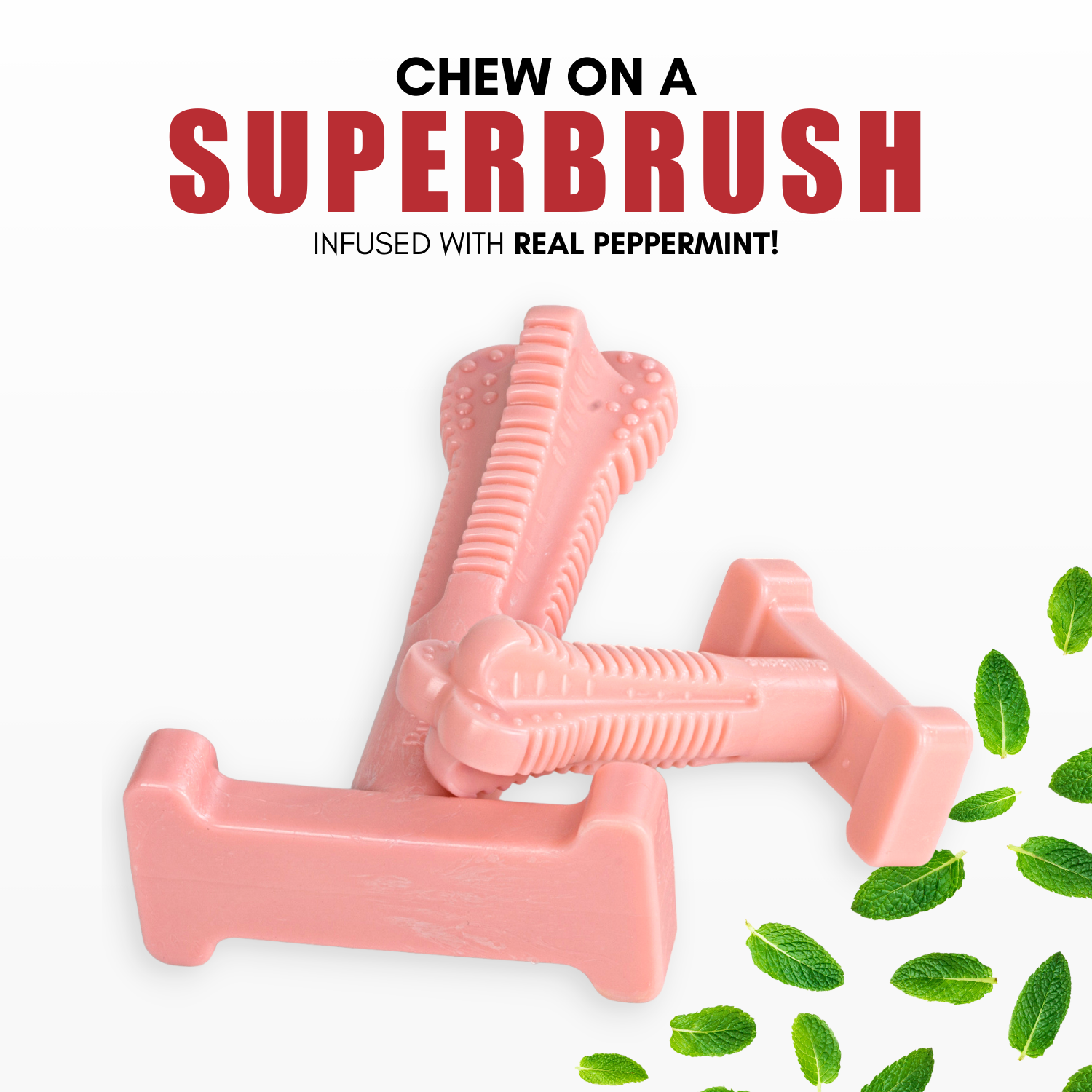 peppermint dog toy