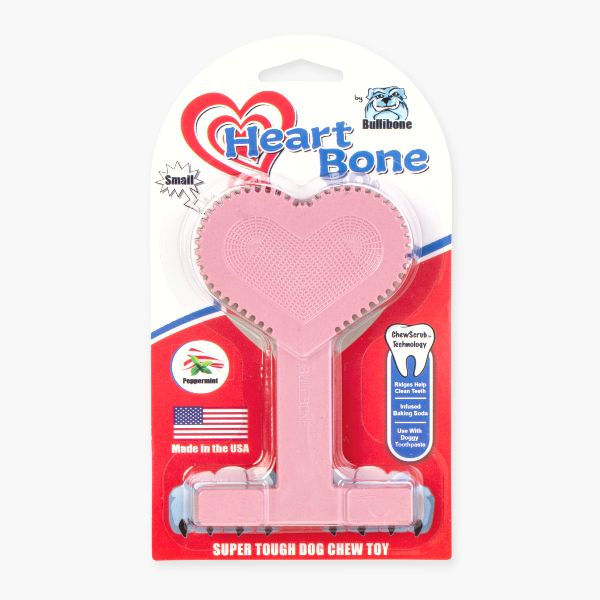heart dog toy